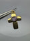 Pendentif Pendentif Croix or jaune améthyste 58 Facettes E4PE-GS35676-1