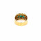 Bague BULGARi - Bague Trombino en or et diamants émeraude, années 1970 58 Facettes