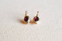 Boucles d'oreilles Dormeuses sertie Grenat Almandin 58 Facettes 3631