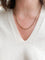 Collier Collier en or jaune maille força limé 58 Facettes 1