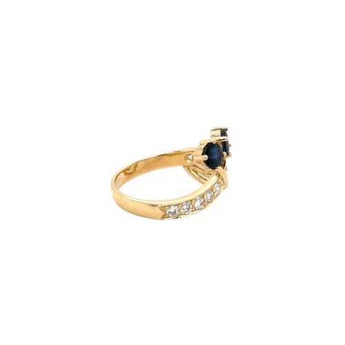 Bague 62 Bague Or Jaune - Saphirs et Diamants 58 Facettes 1.0000247/2