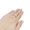 Bague 55 Alliance tour complet or blanc, diamants. 58 Facettes 33767