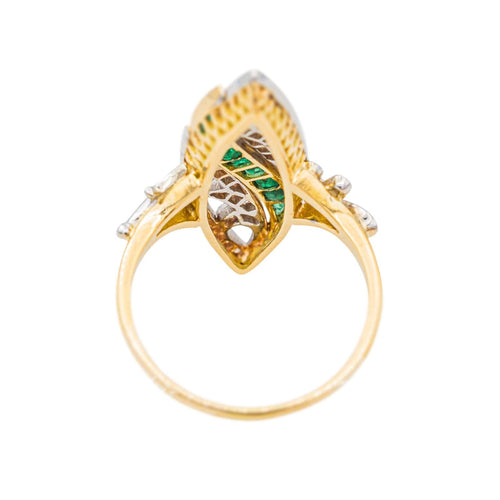 Bague 55.5 Bague Marquise Or jaune Diamant 58 Facettes 3655098CN