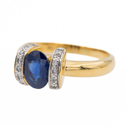 Bague 51 Bague Or jaune Saphir 58 Facettes 3221189CN