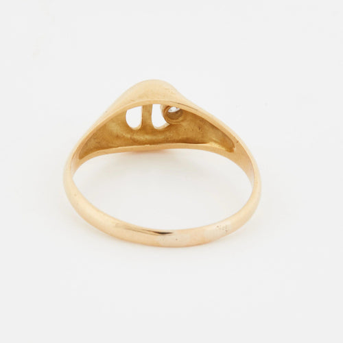 Bague 51 BAGUE OR JAUNE COLLECTION Catherine Deneuve 58 Facettes RÉF 11072/16