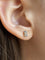 Boucles d'oreilles Paire de puces d’oreilles en or blanc 18k et diamants 58 Facettes
