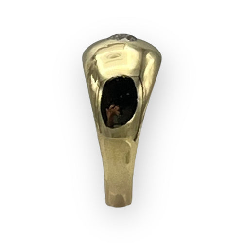 Bague 48 Bague jonc or jaune diamant 58 Facettes 149052821