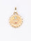 Pendentif Médaille Amour Augis or rose plus qu’hier moins que demain 58 Facettes J252