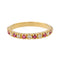 Bague 49 Bague Demi alliance Or jaune Diamant 58 Facettes 3517047CN