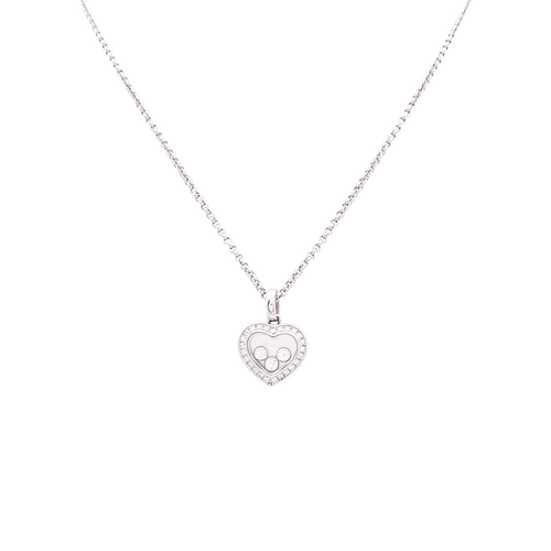 Collier Collier Chopard "Happy Diamonds Icons" or blanc, diamants. 58 Facettes 34236