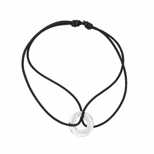 Bracelet Dinh Van Bracelet Cordon Cible Or blanc 58 Facettes 3548156CN