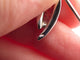 collier avec pendentif 3 diamants 0.27ct en or blanc 18k 8.5gr 58 Facettes 265667