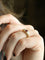 Bague 53 Bague vintage rubis coussin diamants or jaune 58 Facettes 1109.3