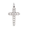 Pendentif Pendentif Croix Art Déco Diamants 58 Facettes