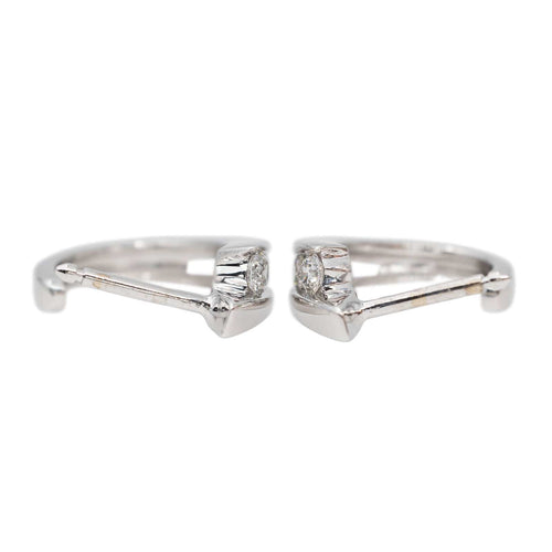 Boucles d'oreilles Boucles d'oreilles Créoles Or blanc Diamant 58 Facettes 2999634CN