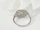 Bague 53 Bague Art Déco en platine et diamants 58 Facettes 33425