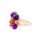 Bague 53 Bague Cartier, "Délices de Goa", or jaune, diamant, corail, améthystes. 58 Facettes 34812