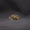 Bague Bague trilogie de perles fines et diamants sertie sur or jaune et blanc 58 Facettes