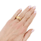 Bague 53 Bague Cartier "Trinity 6 anneaux" trois ors, diamants. 58 Facettes 34352