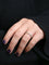 Bague 54 Alliance américaine or blanc diamants 1,38 ct 58 Facettes J65