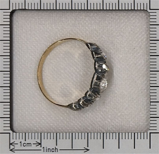 Bague 62 Bague en diamant de l'époque victorienne 58 Facettes 24161-0040