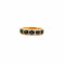Alliance Demi-Tour Or Jaune Saphir & Diamants 58 Facettes