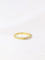 Bague 52 Demi-Alliance américaine en or jaune et diamants 0.2 ct 58 Facettes J114
