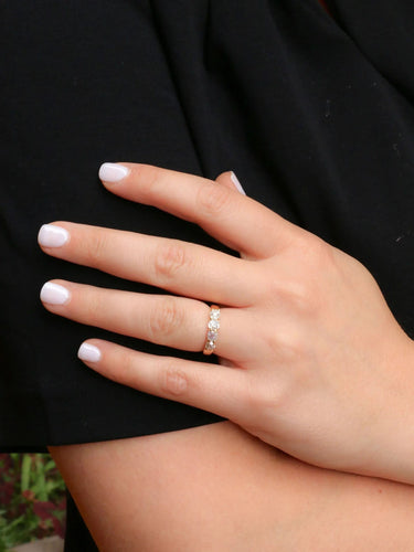 Bague 52 Bague or jaune diamants taille ancienne 58 Facettes J385