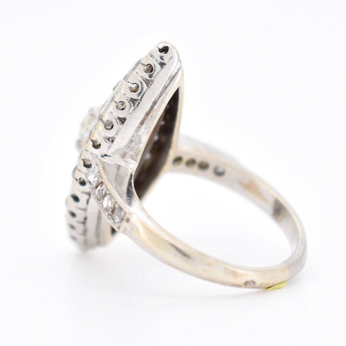 Bague 58 Bague Navette Diamants 4 carats 58 Facettes