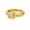Bague 52 Solitaire Fred Paris diamant princesse, or jaune. 58 Facettes 33668