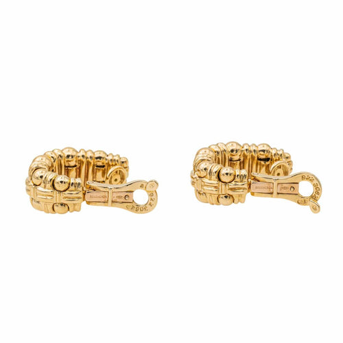 Boucles d'oreilles Boucheron Boucles d'oreilles Boules croisées Or jaune 58 Facettes 3704294CN
