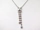 Collier collier tiffany victoria fleur pendante diamants platine 58 Facettes 259242