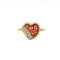 Bague 44 Bague de conversion victorienne émail et or jaune 58 Facettes G7459
