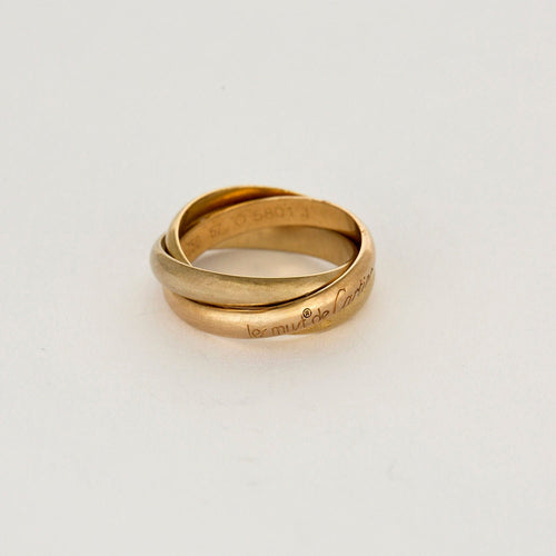 Bague 57 CARTIER - Trinity - Bague Muste de Cartier trois ors 58 Facettes CAN11553