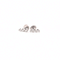 Boucles d'oreilles Puces d'oreilles Trilogie Or Blanc & Diamants 58 Facettes