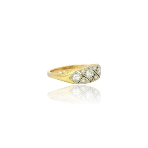 Bague 55 Antique diamond ring 58 Facettes