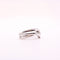 Bague Bague trilogie de diamants  sertis sur or blanc 58 Facettes