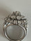 Bague 48 Bague Or Gris Platine Diamants 2,60 ct 58 Facettes LOT 6117