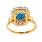Bague 53 Bague Pompadour Or rose, Or blanc Saphir, Diamant 58 Facettes 4137639CN