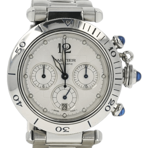 Montre Cartier Montre Pasha Chronograph 58 Facettes MT43103