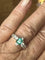 Bague 53 Bague Or Jaune Emeraude Diamants 58 Facettes LOT 6135