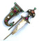 Broche Broche sabre en argent émeraudes perles 58 Facettes AB360