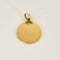 Pendentif Petite médaille Cancer en or jaune 58 Facettes COG04274