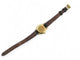 Montre vintage montre baume & mercier ovale 38336 en or jaune 18k mecanique lady 58 Facettes 271279