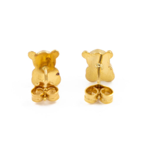 Boucles d'oreilles Boucles d'oreilles Ourson Or jaune 58 Facettes 2218724CN