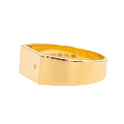 Bague 54 Arthus Bertrand x Vanrycke Bague Chevalière  Or jaune Diamant 58 Facettes 4098660RV