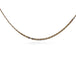 Collier Chaine bicolore maille marine plate en or jaune 58 Facettes