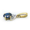 Pendentif Pendentif saphir or jaune et diamants 58 Facettes
