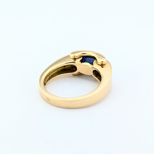Bague 53 MAUBOUSSIN - Bague or jaune et saphir 58 Facettes 31757