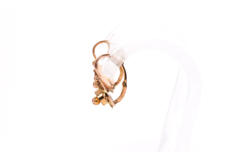 Boucles d'oreilles Boucles d'oreilles Art Déco en or jaune 18 carats 58 Facettes 21830